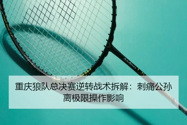 重庆狼队总决赛逆转战术拆解：刺痛公孙离极限操作影响